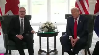 Trump, in presence of Keir Starmer, humiliates Muslim Sadiq Khan, Mayor of London. Legend.
