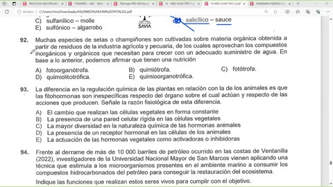 SAVIA REGULAR 2025 | Introductorio | Biología