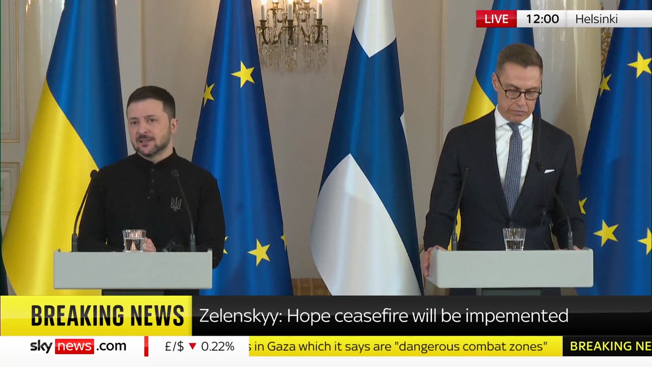 Zelenskyy says the "Russians aren't ready to finish the war"