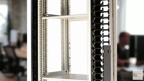 RAISING ELECTRONICS one Piece 42 U Vertical Plastic Cable Manager for Servers Ra