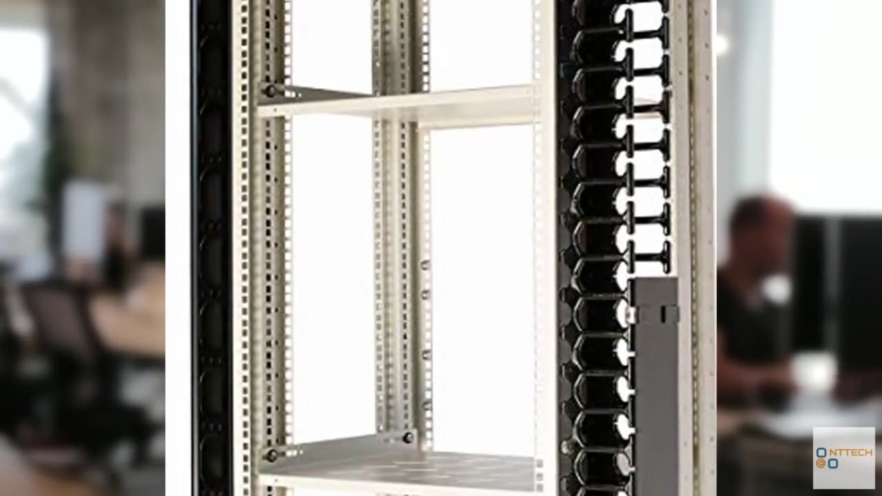 RAISING ELECTRONICS one Piece 42 U Vertical Plastic Cable Manager for Servers Ra