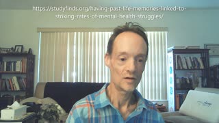 Review Of Article "Having Past Life Memories Linked To Striking Rates Of Mental Health Struggles"