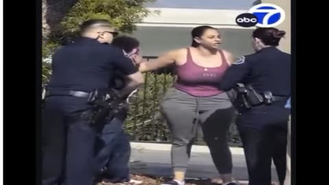 Unruly Black Girls Attack Woman Police Officer