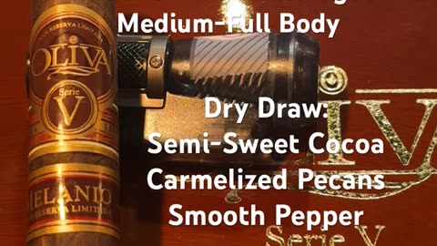 Oliva Serie V Melanio Edición Año 2025 5x54 Robusto Extra #Shorts #CigarOfTheDay #Short #CigarReview