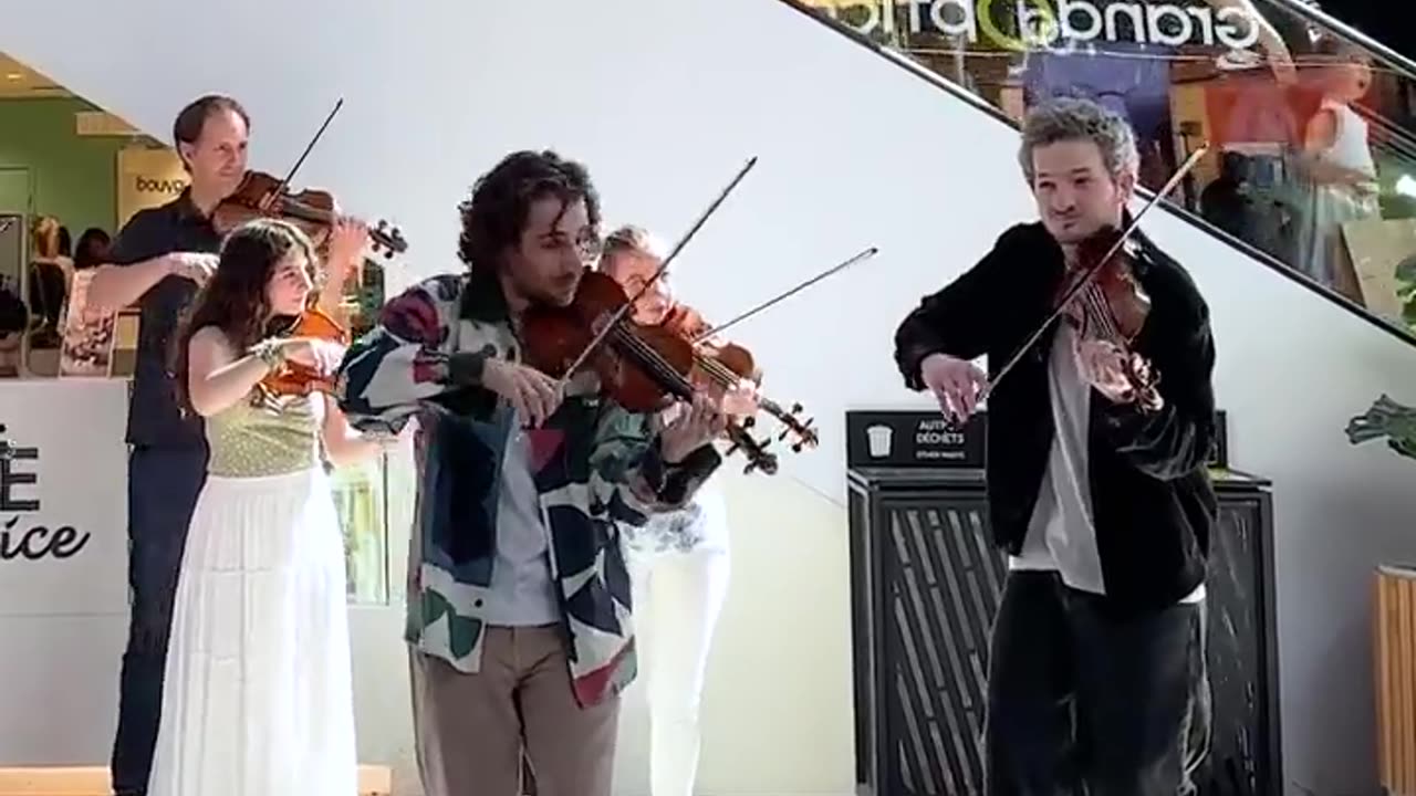 🎶🌟 Star Wars mall performance w/ orchestra. CTTO: Violin_Phonix | FeedMyCuriosity