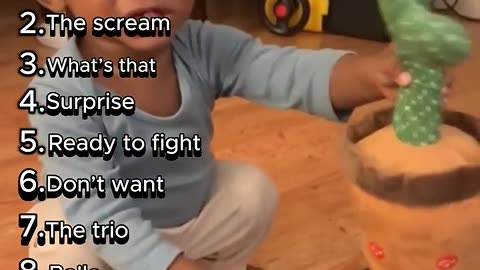 Top 5 Toddlers Reactions to Cactus