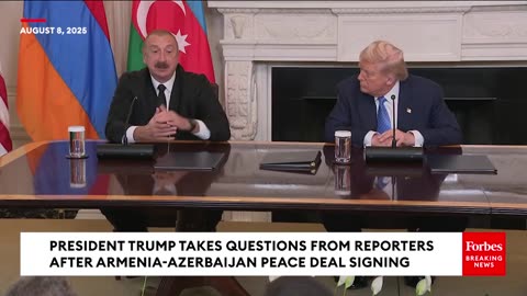 Trump Takes Multiple Questions From Reporters As U.S. Seeks Russia-Ukraine Peace Deal
