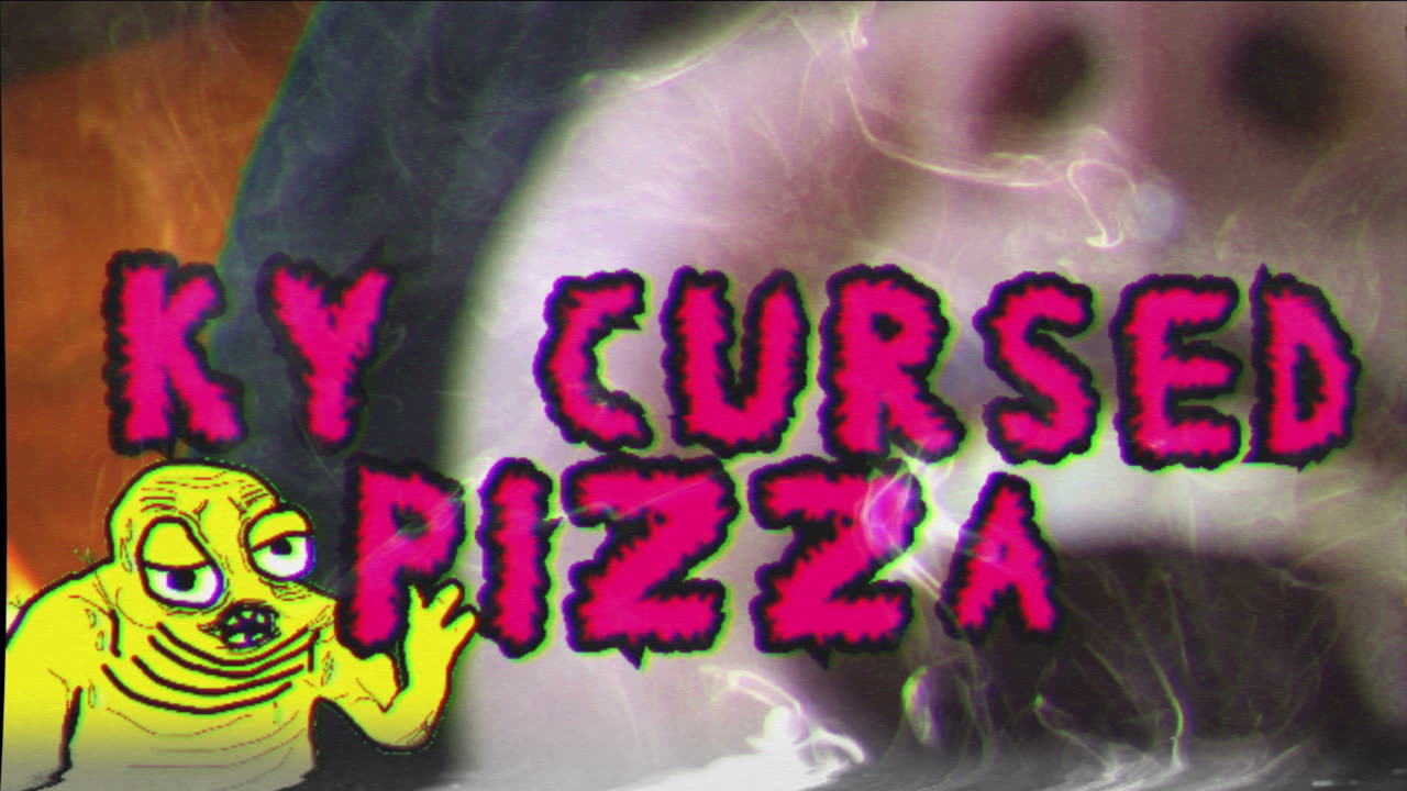 💀 _____Cursed 🍕 Pizza _( ´ཀ` )___ #analoghorror #creepy