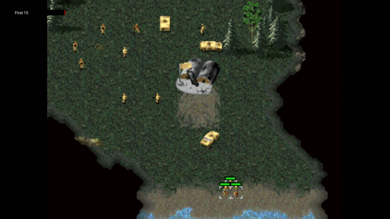 The First 15 Minutes of Command & Conquer (PlayStation)