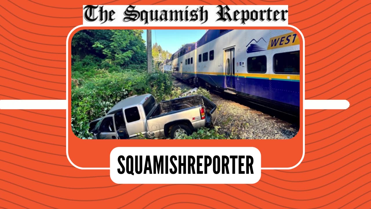 West Coast Express Collides with Truck in Port Moody