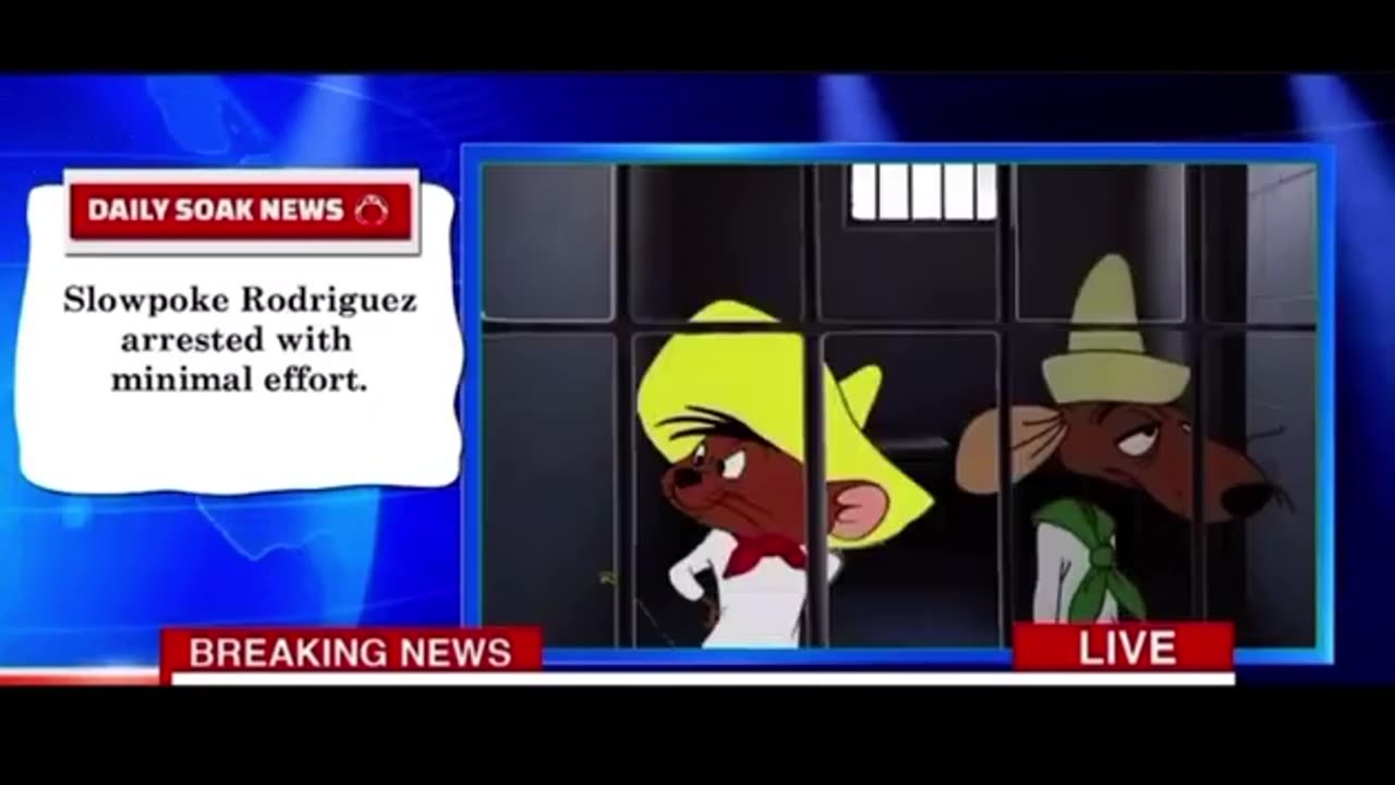 Celebrity Cartoon Actor Speedy Gonzales Arrested by ICE.