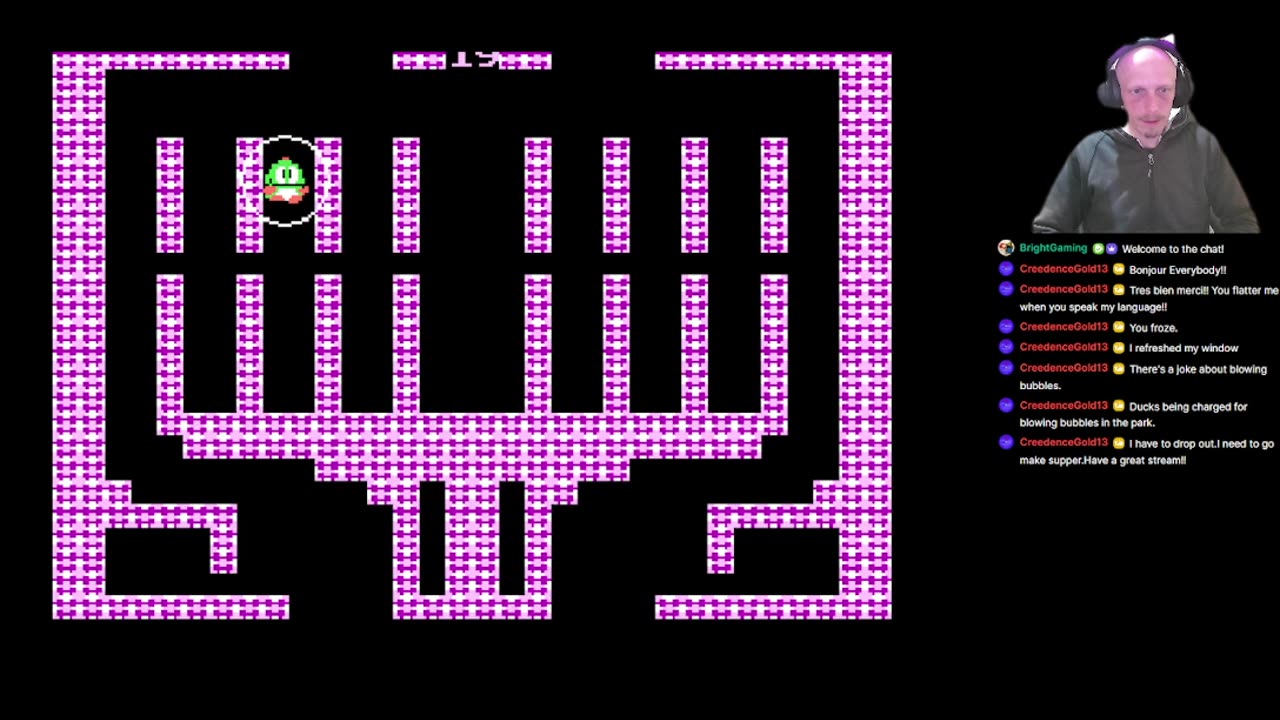 Bubble Bobble's Million Point Challenge: Chill & Chat with BrightGaming playing an Arcade NES Game