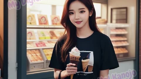 Korean Girl 윤아 Yoona in T-shirts | 셔츠를 입은 귀여운 소녀 [4k AI Girlfriend] ❤️