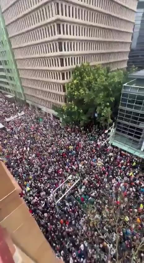 JUST IN: Thousands of pro-Palestine protesters attend rally in Sydney, Australia