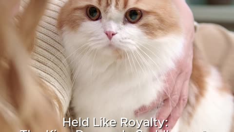 Held Like Royalty: The King Demands Cuddles 👑🐾