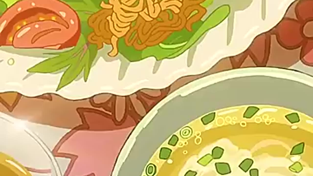 Satisfying anime cooking