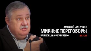 Мирные переговоры или поездка в Киргизию | Дмитрий Евстафьев