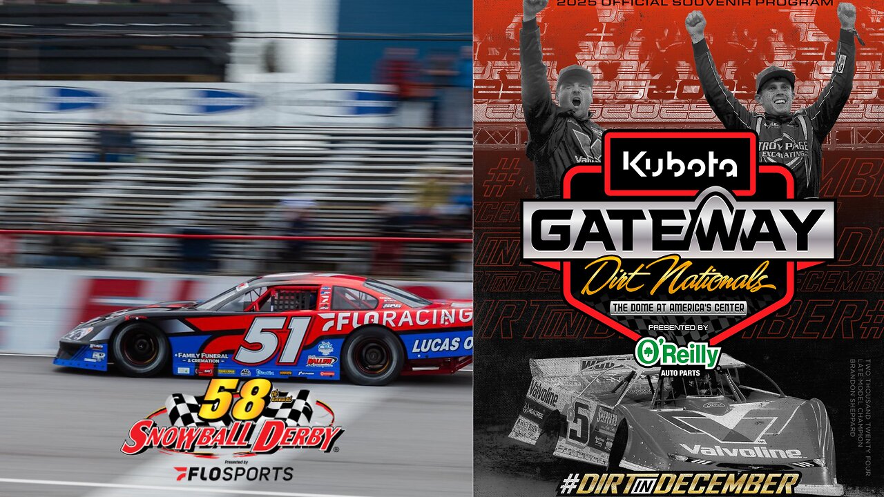 🏁 DAY 3 58TH ANNUAL SNOWBALL DERBY & day 3 for GATEWAY DIRT NATIONALS TONIGHT (IRACING ACTION IN BETWEEN RACES)🏁
