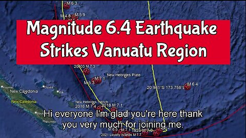 Magnitude 6.4 Earthquake Strikes Vanuatu Region: Faults, Felt Reports, and Insights