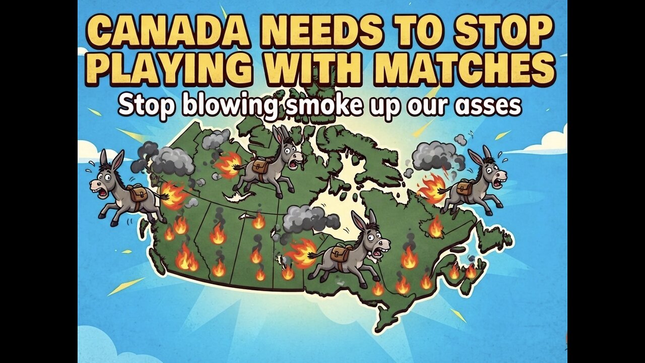 Canada Needs To Stop playing With Matches - quit blowing smoke up our asses