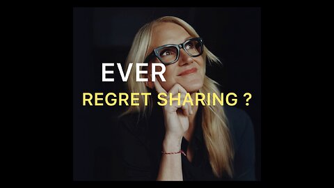 Have You Ever Shared Something Personal And Regretted Later?