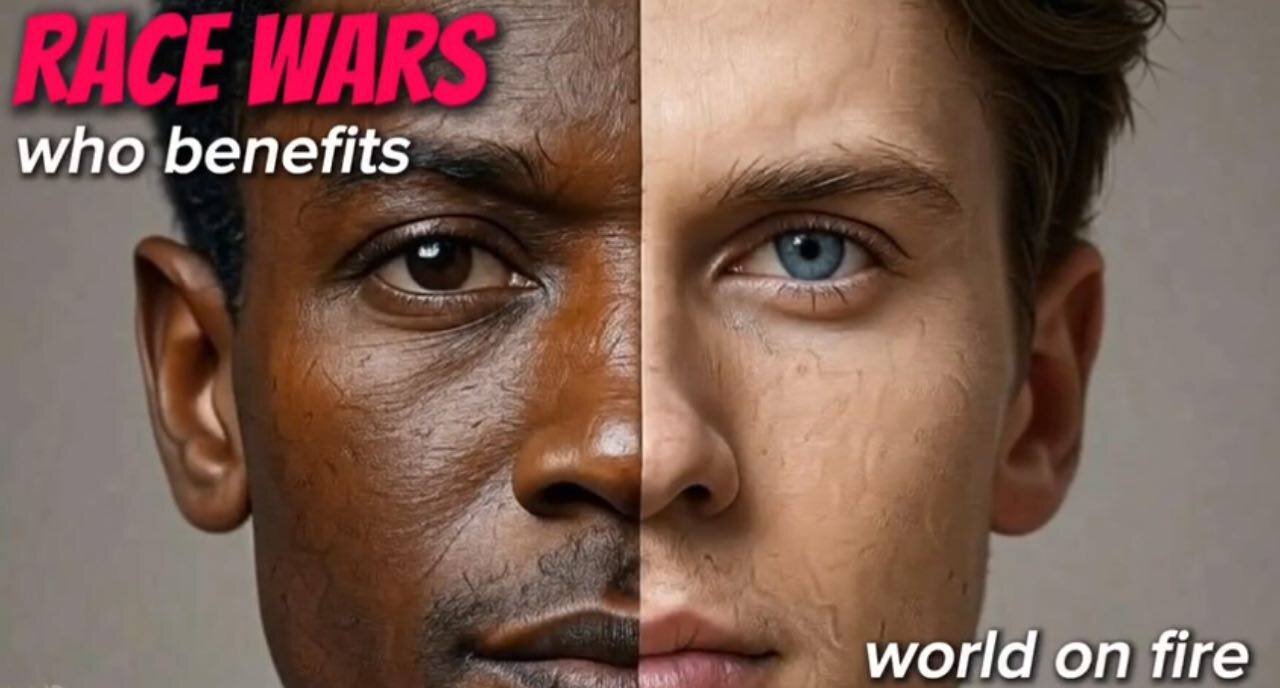 RACE WARS who benefits, world on fire.
