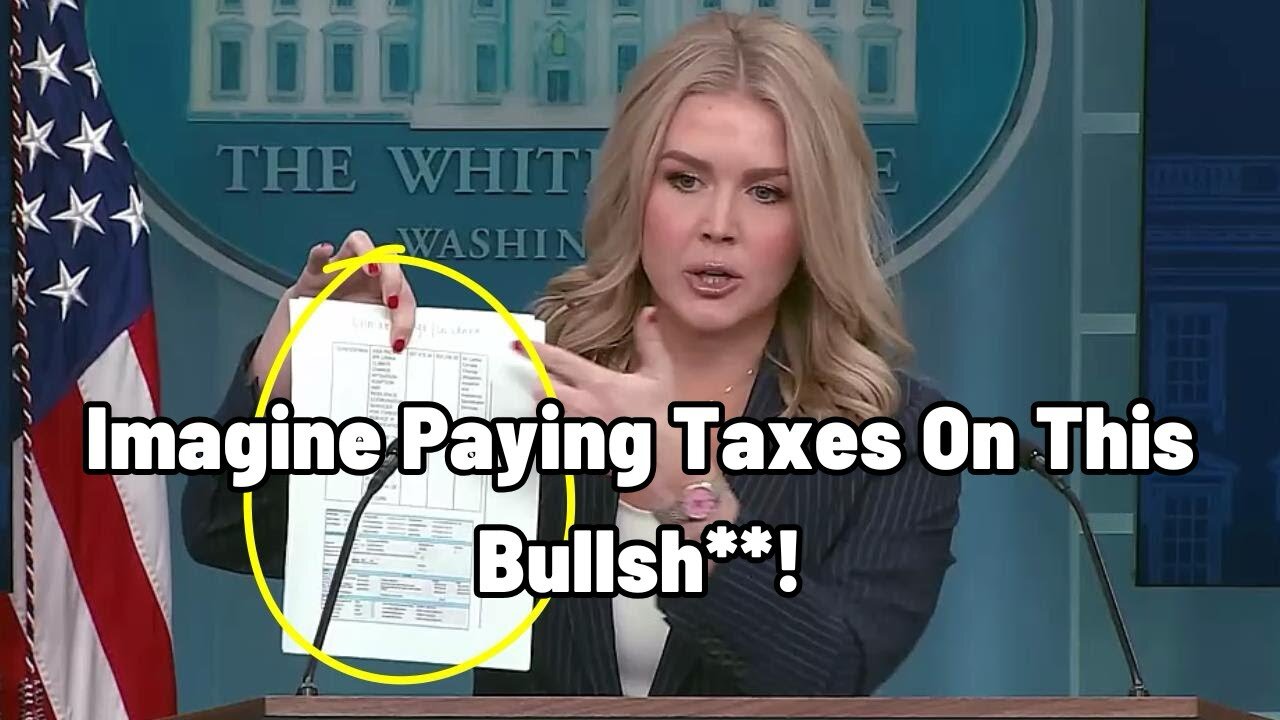 Trump's Press Secretary Drops Receipt BOMBSHELL on INSANE Gov't Spending