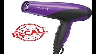 Remington hairdryer recalled