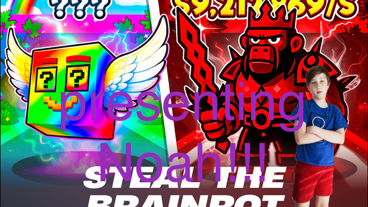 The lego Twins do a challenge but in steal a brain rot presenting Noah