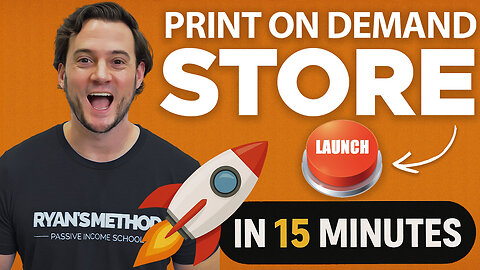 PRINT ON DEMAND STORE IN 15 MINUTES? (Step-by-step Tutorial, Launch a New Shop FAST)