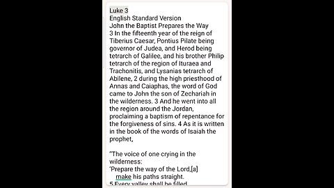 Luke Chapter 3 ESV