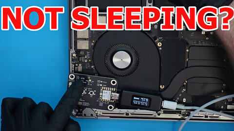 Fixing A MacBook Not Sleeping After Liquid Damage