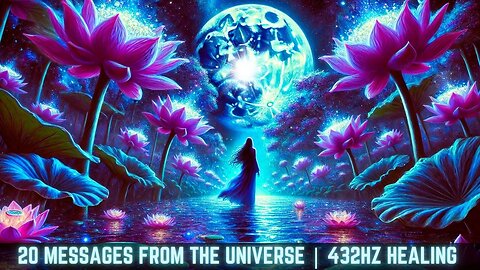 432Hz Healing Frequency Music & Divine Spoken Word | 20 Messages from the Universe