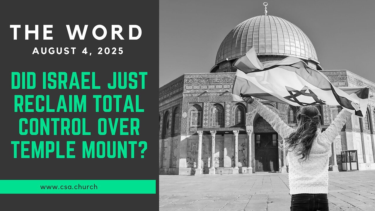 Did Israel Just Reclaim Total Control Over Temple Mount?