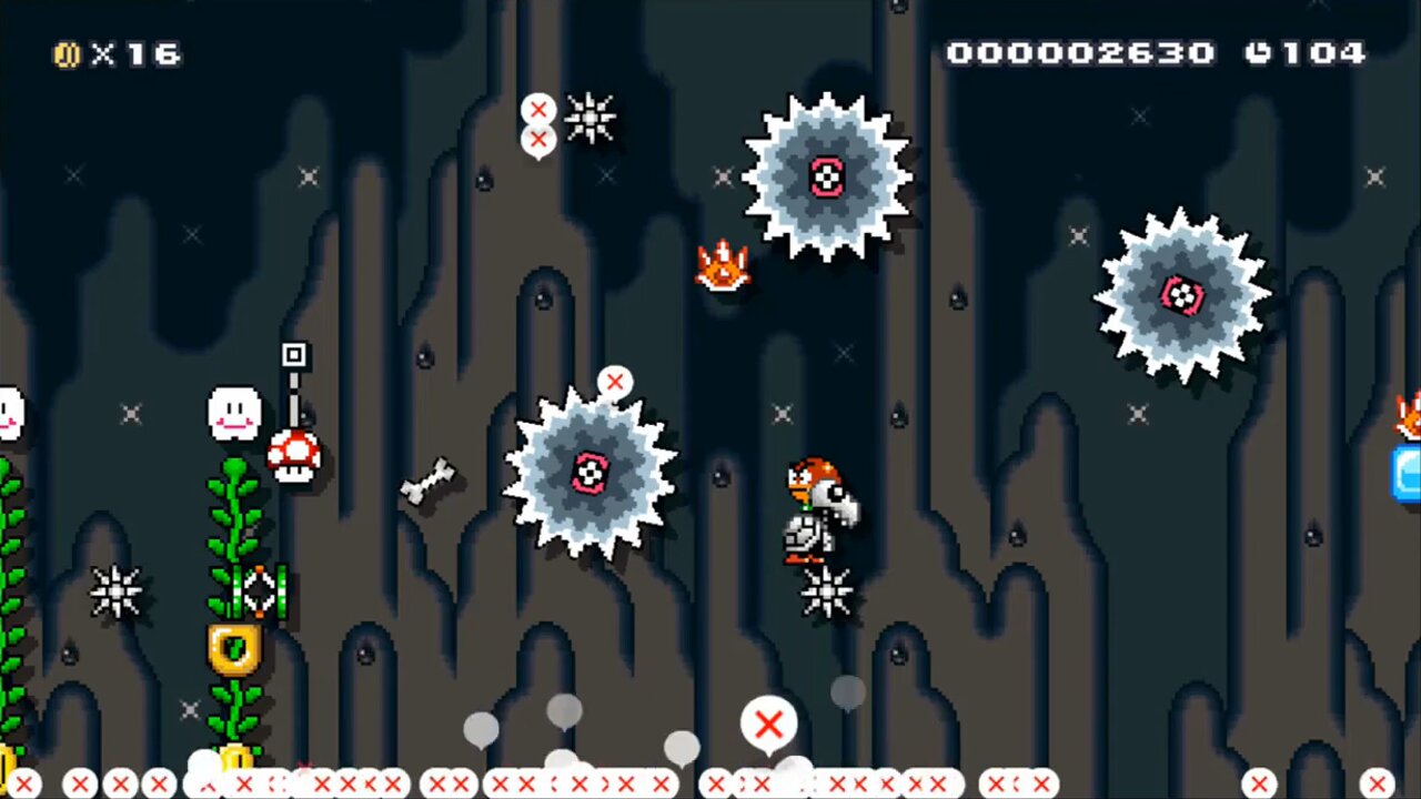 Let's Play Super Mario Maker Part 56: X's for days