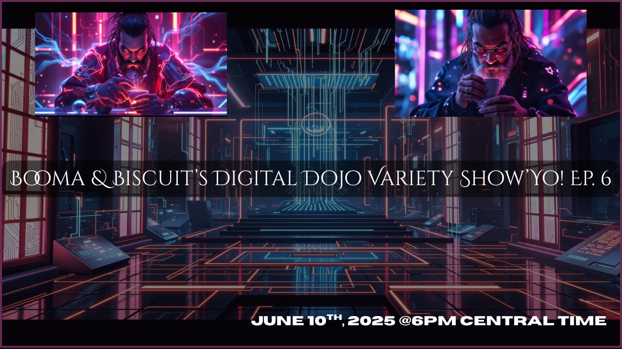 Booma & Biscuit’s Digital Dojo Variety Show’Yo! Ep. 6 | June 10th, 2025 @6PM Central Time