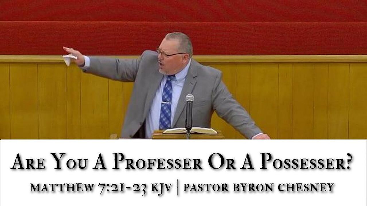 Are You a Professer or a Possessor?
