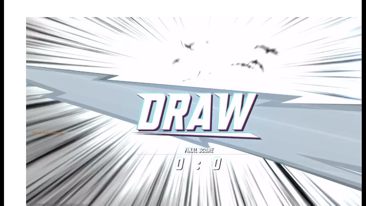 Well, maybe just 1 DRAW