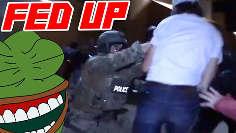 ICE Officer Punches and Knees an Antifa Goofball in the Bottom Surgery