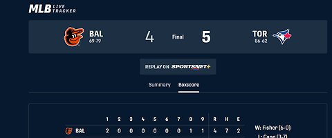 MLB Talk - Jays Come Back, While Boston Is Falling