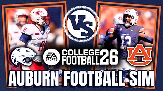 Auburn vs. South Alabama Simulation | College Football 26 | Who Will Win?
