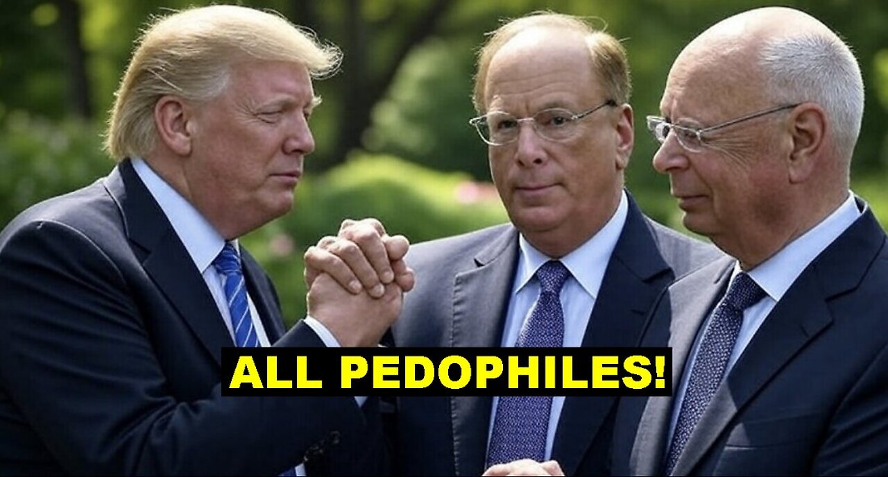 Call: Blackrock's Pedophile Satanist Larry Fink Named The New Leader Of The Pedo WEF!