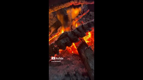 Campfire ASMR #Subscribe #Upinalaska #Alaska #Camping #Campfire #Outdoors #Nature #Mountains #fyp