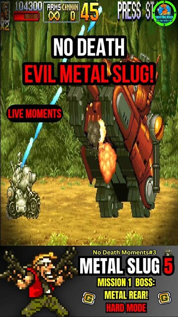 EVIL METAL SLUG ATTACKS! - Mission 1 Boss: Metal Rear - Metal Slug 5 NO DEATH #shorts #arcade