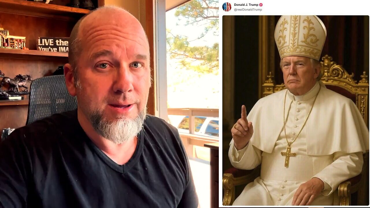 Trump Posing As Pope?