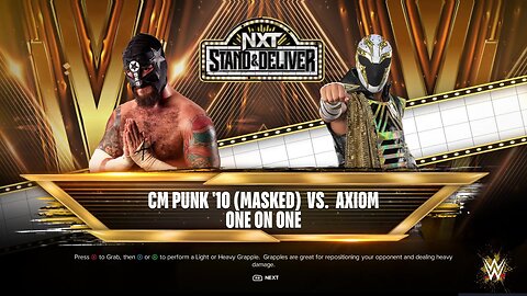 WWE 2k24 CM Punk vs Axiom