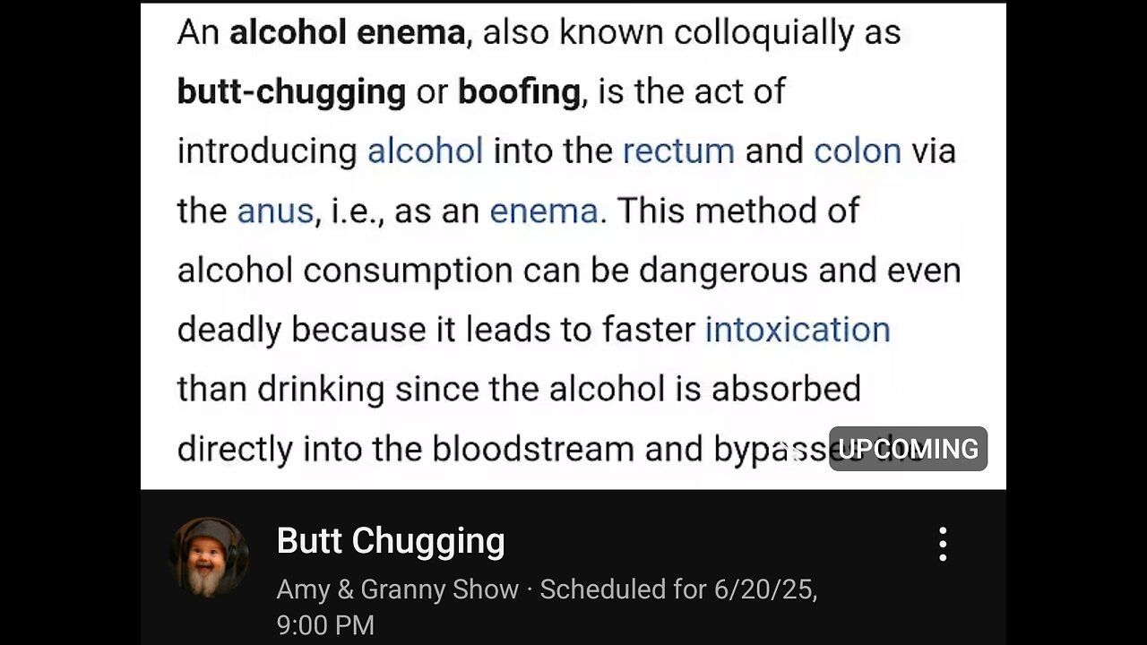 Butt Chugging 6/20/25