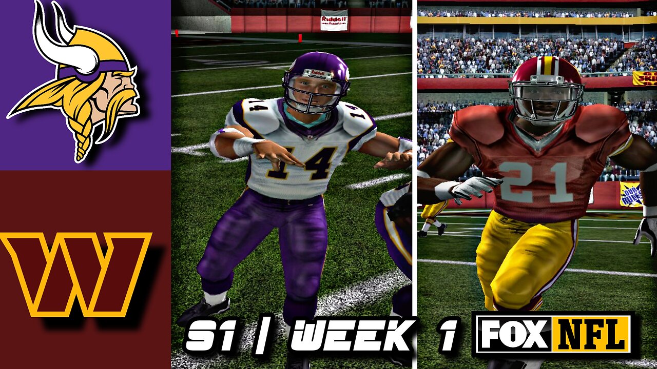 Commanders Dominate Vikings On Opening Day! | MADDEN 07 Franchise Mode Ep. 1