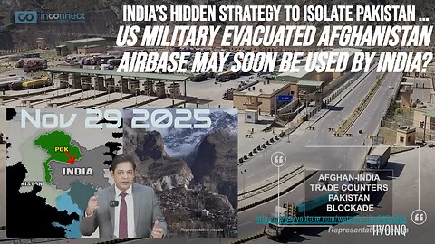 [Nov 29 2025] US evacuated Bagram airbase now supporting India Afghanistan cargo? Pakistan war