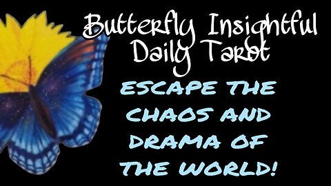 ESCAPE THE CHAOS AND DRAMA OF THE WORLD! USE YOUR IMAGINATION TO REFLECT ON YOUR LIFE! #TAROTREADING